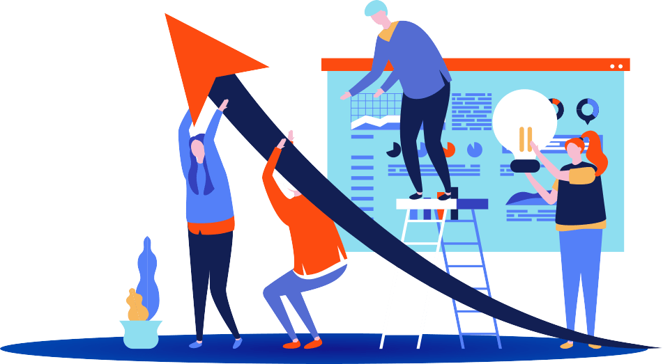 Gráficos de análisis SEO y crecimiento de tráfico web - Nexo 54